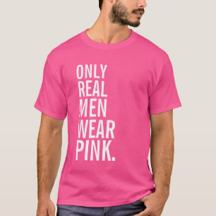 Camiseta Solamente rosa real del desgaste de hombres
