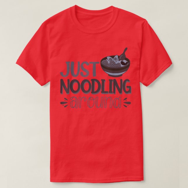 Camiseta Solamente tallando en torno a Ramen Lover 700 (Diseño del anverso)