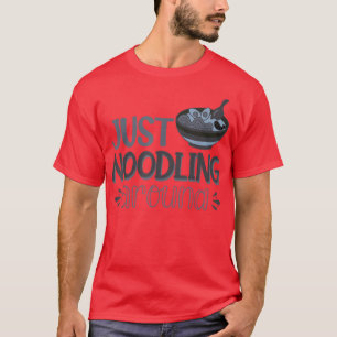 Camiseta Solamente tallando en torno a Ramen Lover 700