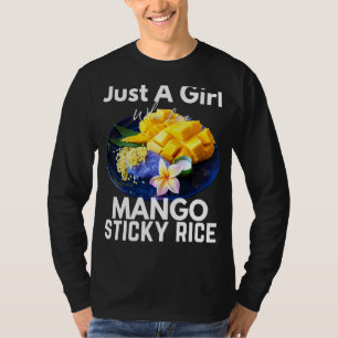 Camiseta Solamente un Chica que ama el arroz pegajoso de ma