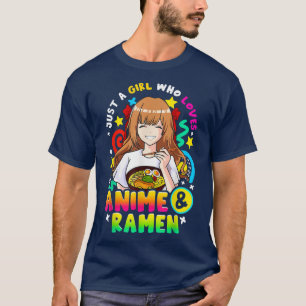 Camiseta Solamente Una Chica Que Ama A Las Chicas De Anime