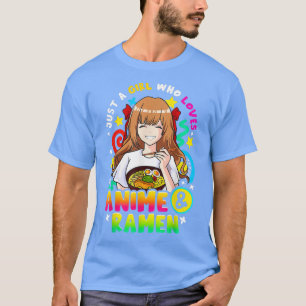 Camiseta Solamente Una Chica Que Ama A Las Chicas De Anime 
