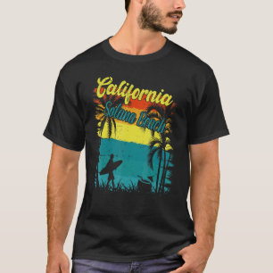 Camiseta Solana Beach California Beach Retro Vintage Sunset