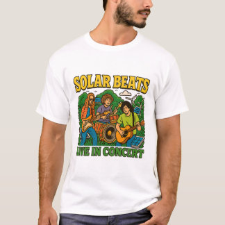 Camiseta Solar Beats Tumbler - Retro sin IP estilo Bootleg