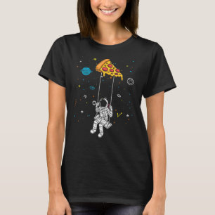 Camiseta Solar de astronomía rápida de Spaceman Pizza Slice