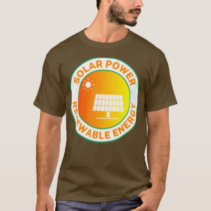 Camiseta Solar Power Renewable Energy