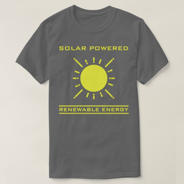 Camiseta Solar Powered 2 (Diseño del anverso)