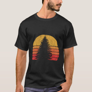 Camiseta Solar solitario de árbol E al aire libre