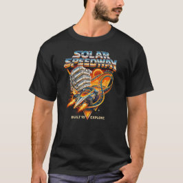 Camiseta Solar Speedway – Aventura Retro de Carreras Espaci