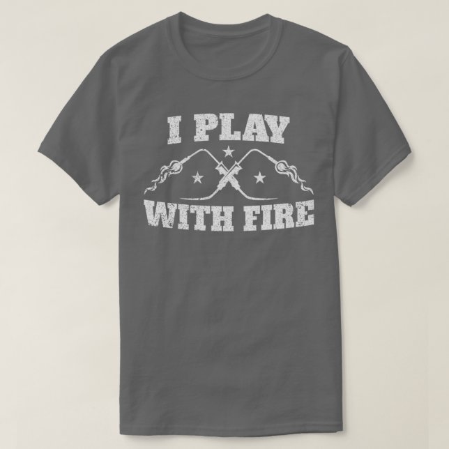 Camiseta Soldadera divertida que juego con regalo de fuego (Diseño del anverso)