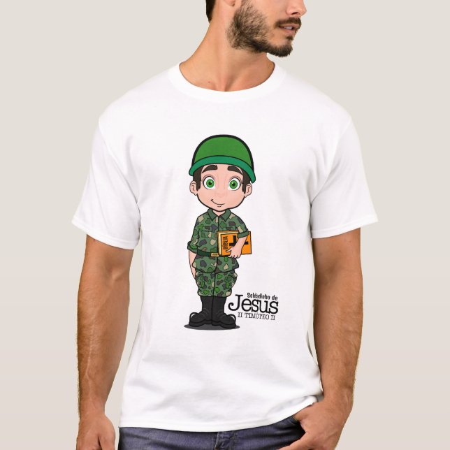 Camiseta Soldadinho de Jesus Cristo (Anverso)