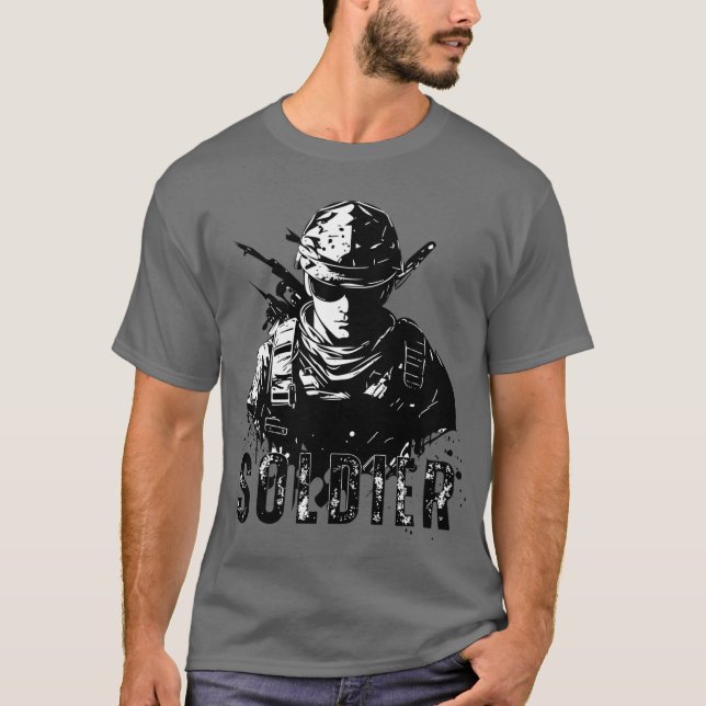 Camiseta soldado (Anverso)