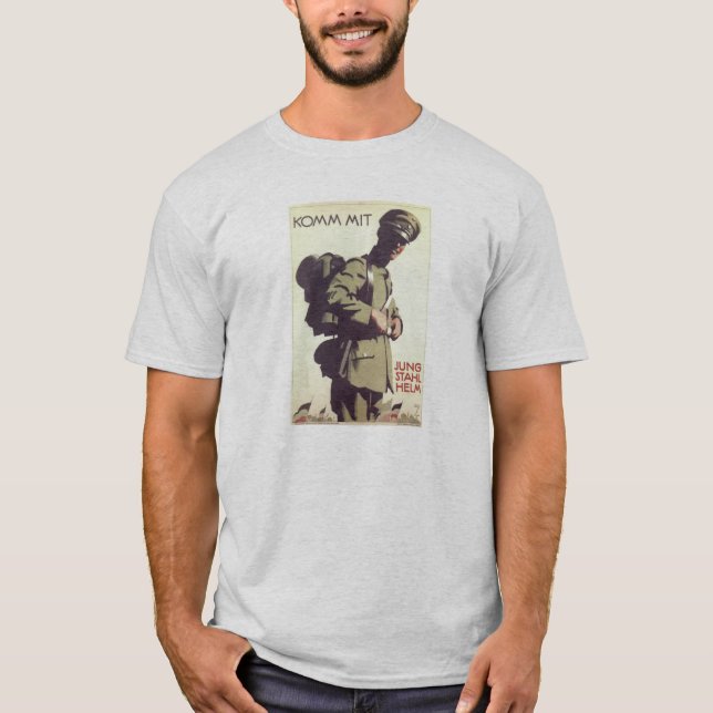 Camiseta Soldado alemán WW1 - promulgando de nuevo (Anverso)