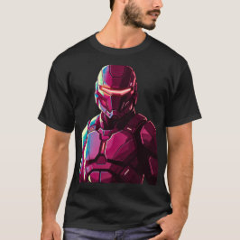 Camiseta Soldado Blindado Futurista Estética Oscura Calle