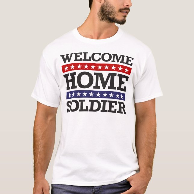 Camiseta Soldado casero agradable (Anverso)