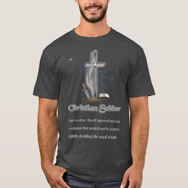 Camiseta Soldado cristiano (Anverso)