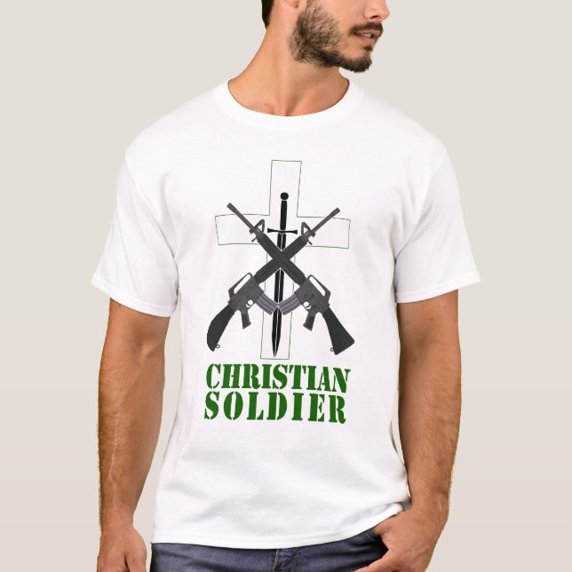 Camiseta Soldado cristiano (Anverso)