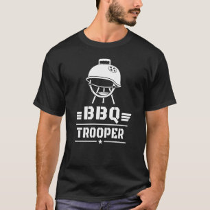 Camiseta Soldado de Barbacoa Diseño Divertido Maestro de la