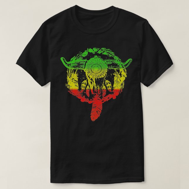 Camiseta Soldado de búfalo Rastafari (Diseño del anverso)