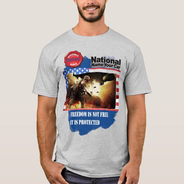 Camiseta Soldado de combate de la libertad (Anverso)