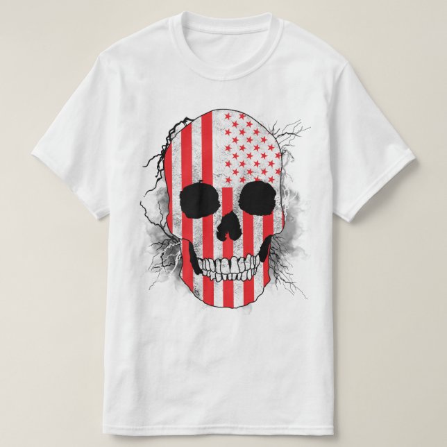 Camiseta Soldado de cráneo (Diseño del anverso)