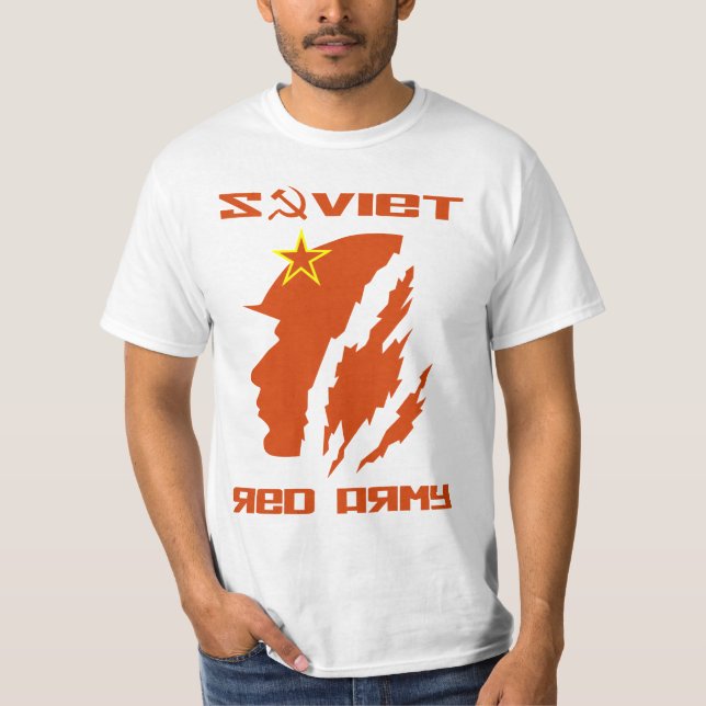 Camiseta Soldado de ejército rojo soviético (Anverso)