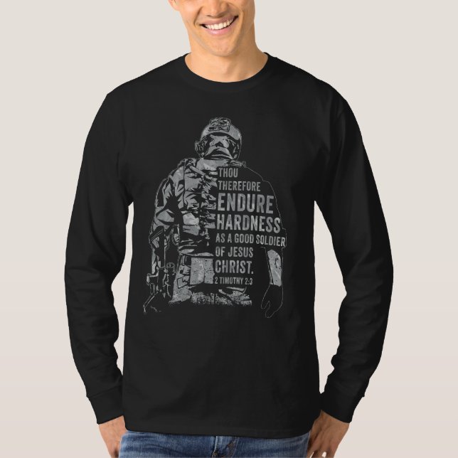 Camiseta Soldado de Jesucristo - Ejército de la Fe Cristian (Anverso)