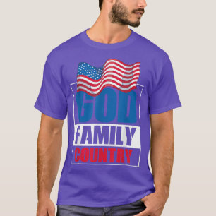 Camiseta Soldado de la familia de Dios Patriota Memoria de