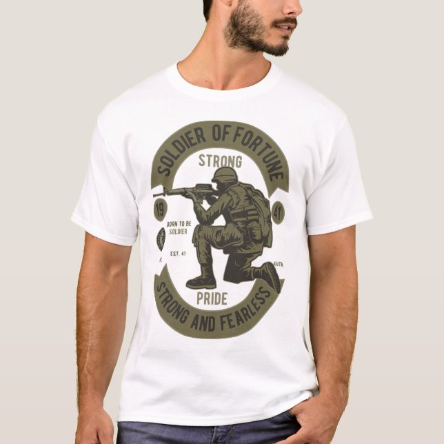 Camiseta Soldado de la fortuna (Anverso)