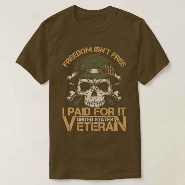 Camiseta Soldado de la Libertad del Día de los Veteranos (Diseño del anverso)