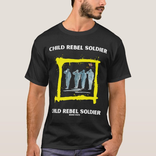 Camiseta Soldado de Rebelde Infantil Tees gráfico (Anverso)