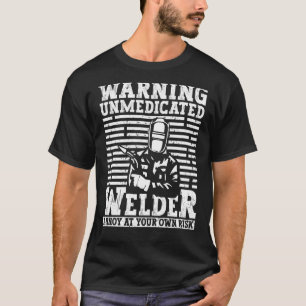 Camiseta Soldado de ropa de soldadura de herrero Metalizado