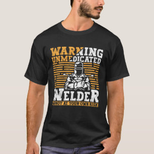 Camiseta Soldado de ropa de soldadura de herrero Metalizado