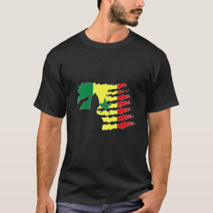 Camiseta Soldado de Senegal saluda a veterano patriota