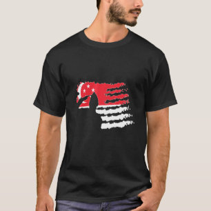Camiseta Soldado de Singapur saluda a veterano patriota