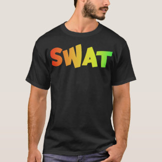 Camiseta Soldado de SWAT colorido
