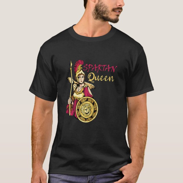 Camiseta Soldado del gladiador espartano Reina Esparta Guer (Anverso)