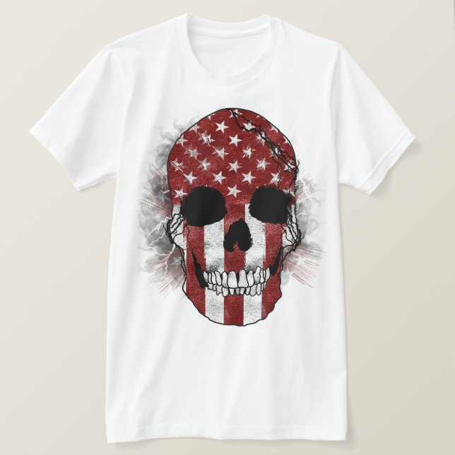 Camiseta Soldado del Guerrero del Calavero (Anverso del diseño)