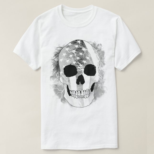 Camiseta Soldado del Guerrero del Calavero (Diseño del anverso)