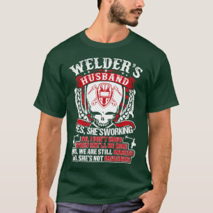 Camiseta Soldado Esposo Sí Está Trabajando Orgulloso Soldad