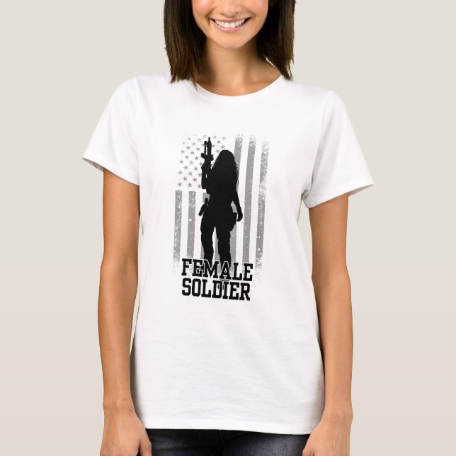 Camiseta Soldado femenino (Anverso)