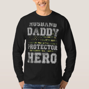 Camiseta Soldado masculino papi esposo protector héroe padr