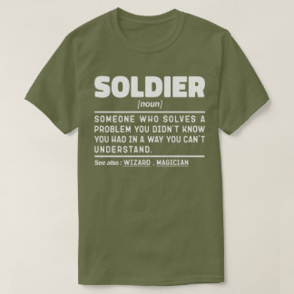 Camiseta Soldado Nun Definition Retirado Veterano Papá Guay