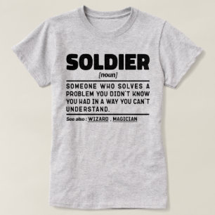 Camiseta Soldado Nun Definition Retirado Veterano Papá Guay