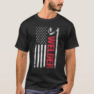 Camiseta Soldado Orgulloso Trabajando Duro, Bandera Estadou