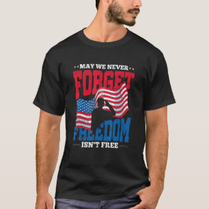 Camiseta Soldado orgulloso veterano miem estadounidense por