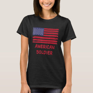 Camiseta Soldado Patriótico Americano