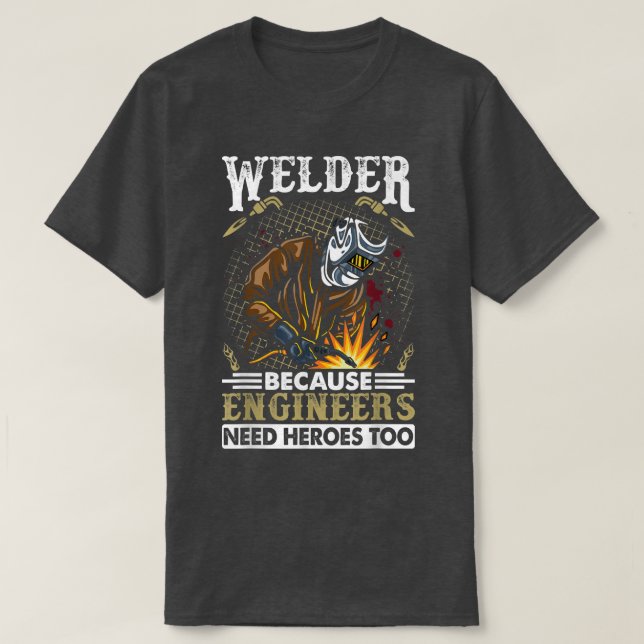 Camiseta Soldado porque los ingenieros también necesitan hé (Diseño del anverso)
