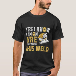 Camiseta Soldado Sí Sé Que Estoy En Fuego Déjame Terminar E