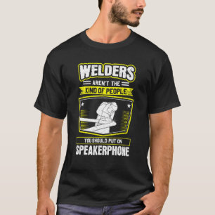 Camiseta Soldador de altavoz con manos libres Soldador